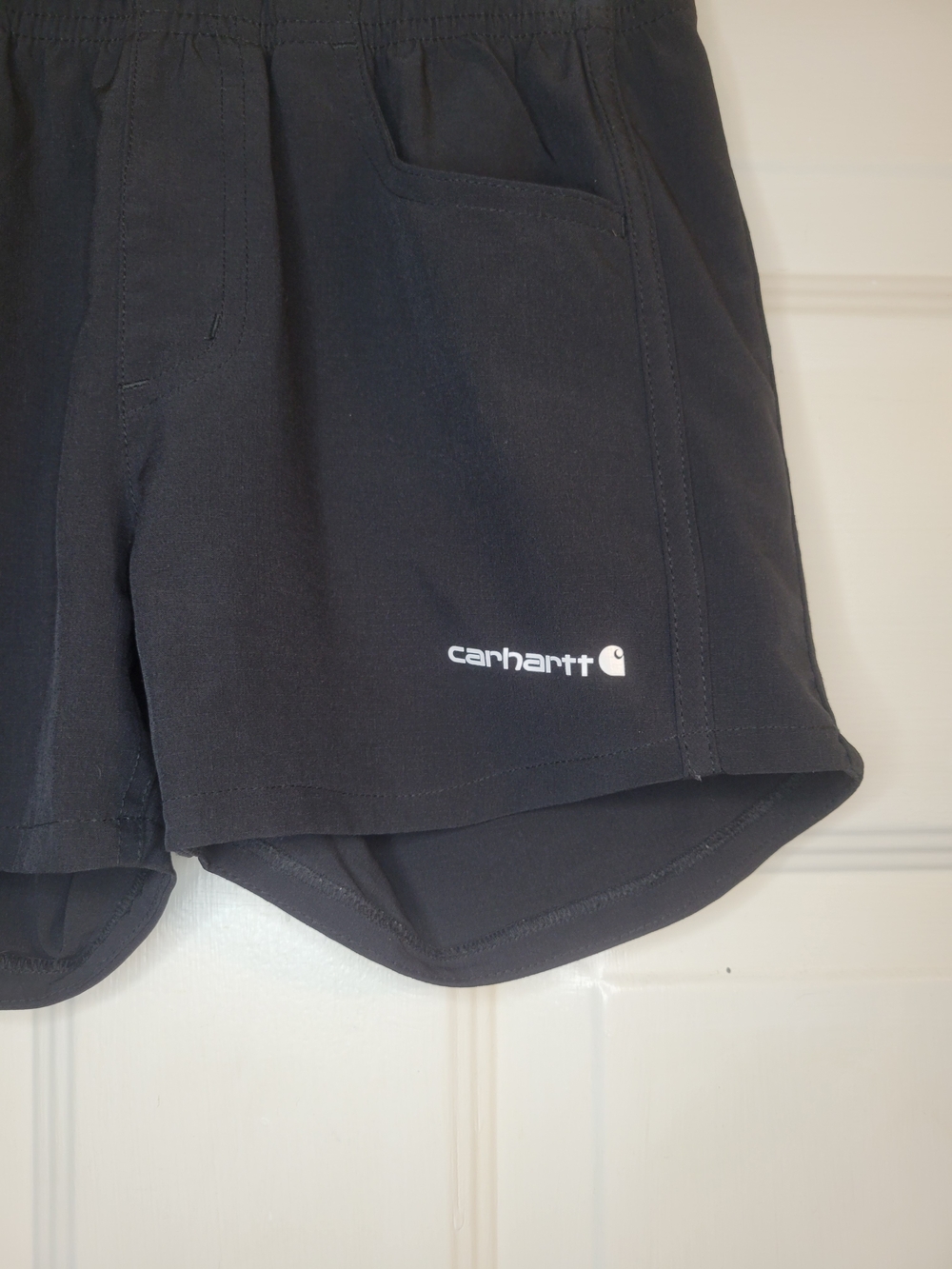 Carhartt Black Performance Elastic-Waist Shorts - Picture 4 of 8